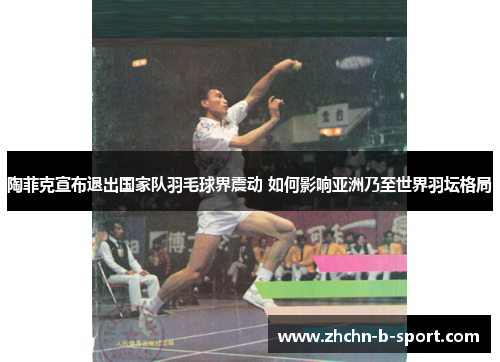 陶菲克宣布退出国家队羽毛球界震动 如何影响亚洲乃至世界羽坛格局